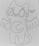 ambiguous_gender anthro compression_artifacts hi_res hybrid invalid_tag kittenish owo plushie signature_is_illegible_1954 solo surrogacy traditional_media_(artwork) uwu