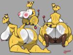 ambiguous_penetration ampharos anthro big_breasts big_butt breast_squish breasts butt cherry-star duo female generation_2_pokemon huge_breasts huge_butt human male mammal mature_female nintendo penetration pokemon pokemon_(species) sex squish