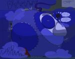 2023 anthro aroused belly bench big_belly blue_body blue_clothing blue_countershading blue_fart_cloud blue_fur blue_gas blue_panties blue_tail blue_thought_bubble blue_underwear blueberry_inflation bow_panties bow_underwear butt cheerleader cheerleader_outfit chelsea_(sheepie) clothed clothing colored countershade_torso countershading ear_piercing eye_roll fart fart_cloud fart_fetish female female_anthro fruit_inflation fur furniture_damage gloves_(marking) heartbeat hi_res huge_belly hyper hyper_belly hyper_inflation inflation lace_panties locker locker_bench locker_room mammal markings melissa_(sheepie) midriff monobutt murid murine panties pantsless pantsless_anthro pantsless_female partially_clothed partially_clothed_anthro partially_clothed_female piercing puffed_cheeks rat rat_tail rodent shaded sheepie_(artist) sitting sitting_on_another solo spherical_inflation squish tail thought_bubble underwear