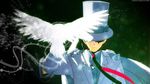  bird cape detective_conan hat kaitou_kid suit tie 