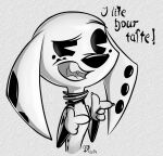101_dalmatian_street 101_dalmatians black_and_white canid canine canis collar dalmatian disney dolly_(101_dalmatians) domestic_dog female feral mammal monochrome pkbr4insh0ck_(artist) retro retro_artstyle sketch solo spots text