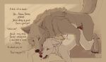 absurd_res animal_genitalia animal_penis anthro anthro_on_feral anthro_penetrated bestiality canid canine canine_genitalia canine_penis canis coyobites daughter_(lore) doggystyle dominant dominant_feral dominant_male duo father_(lore) father_and_child_(lore) father_and_daughter_(lore) female feral feral_penetrating feral_penetrating_anthro from_behind_position fucked_silly genitals gentle_maledom good_girl hi_res hip_grab in_heat incest_(lore) intraspecies larger_feral larger_male licking male male/female mammal mating_grip mounting muzzle_lick parent_(lore) parent_and_child_(lore) parent_and_daughter_(lore) penetration penile penile_penetration penis penis_in_vagina pillow praise praise_kink raised_tail reassuring sex size_difference smaller_female submissive submissive_anthro submissive_female tail thanking tongue tongue_out vaginal vaginal_penetration warm_lighting whining wolf