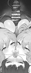 3girls ass bar_censor blue_archive blush buttjob censored closed_eyes commentary_request cooperative_buttjob cooperative_tailjob demon_tail erection female_sensei_(blue_archive) ffd_threesome futa_with_female futanari gigantic_penis greyscale group_sex hair_between_eyes halo highres hikari_(blue_archive) long_hair monochrome multiple_girls nasuta5mamma nozomi_(blue_archive) penis sensei_(blue_archive) siblings sisters sounding spitting tail teamwork_(sexual) threesome tongue tongue_out twins urethral_insertion veins veiny_penis 
