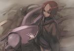  alicia_(claymore) bad_id bad_pixiv_id claymore face priscilla_(claymore) red_hair short_hair solo tea_(nakenashi) 