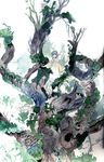  bad_id bad_pixiv_id flower in_tree leaf nature original solo tree umishima_senbon 