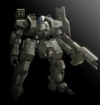  banjoo front_mission highres mecha no_humans shield weapon 