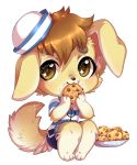  annetpeas canid canine canis clothing cookie domestic_dog food mammal sailor uniform 