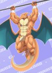  abs absurd_res alphamoonlight anthro balls barefoot casual_nudity charizard claws dragon exercise feet foreskin generation_1_pokemon genitals hi_res humanoid_genitalia humanoid_hands humanoid_penis looking_at_viewer male manly membrane_(anatomy) membranous_wings muscular muscular_anthro muscular_male mythological_creature mythological_scalie mythology navel nintendo nipples nude pecs penis pokemon pokemon_(species) quads scalie smile solo solo_focus tail wings 