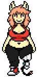  2024 animal_humanoid anthro belly big_breasts black_clothing black_leggings black_legwear bra breasts capri_(doxxyl) cat_humanoid cleavage closed_smile clothed clothing digital_media_(artwork) felid felid_humanoid feline feline_humanoid female front_view full-length_portrait hair happy humanoid leggings legwear mammal mammal_humanoid midriff mouth_closed pear-shaped_figure pink_hair pixel_(artwork) portrait prosthetic prosthetic_leg prosthetic_limb red_bra red_clothing red_eyes red_sneakers red_underwear simple_background sjlmorver slightly_chubby slightly_chubby_anthro slightly_chubby_female smile solo standing tan_body tan_skin thick_thighs underwear white_background wide_hips 