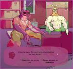  absurd_res amphibian camelid carpenter coach cross_eye english_text fake_game frog hardy hi_res invalid_tag joiner lgbtq llama male male/male mammal muscular nail original_character powerlifter text woodhouse 