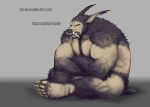 anthro bear claws fangs fur hi_res male mamau_(mamaubear) mamaubear mammal pawpads paws solo sun_bear teeth ursine vein veiny_muscles