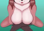  absurd_res anthro bean blep breasts canid canine cecily_(cecily_lin) commandg female fox fur hair hi_res mammal nipples nude pawpads solo tongue tongue_out 