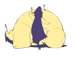 4:3 ambiguous/ambiguous ambiguous_gender feral generation_2_pokemon generation_8_pokemon hi_res hisuian_form hisuian_typhlosion immobile japanese_text looking_at_another lying morbidly_obese nintendo obese on_back open_mouth overweight pokemon pokemon_(species) regional_form_(pokemon) simple_background smile text typhlosion white_background zephy_03