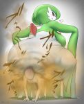  ambiguous_gender anon big_butt breasts butt duo fart fart_fetish female female/ambiguous gardevoir generation_3_pokemon hi_res huge_butt humanoid looking_back nintendo pokemon pokemon_(species) rear_view sitting_on_another smelly suzume_333 