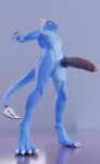 3d_(artwork) absurd_res anthro balls blender_(artwork) buru_(jaynatorburudragon) digital_media_(artwork) dragon genitals hi_res jaynatorburudragon male muscular mythological_creature mythological_scalie mythology nude penis scalie simple_background solo standing