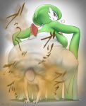  ambiguous_gender anon big_butt breasts butt duo fart fart_fetish female female/ambiguous gardevoir generation_3_pokemon hi_res huge_butt humanoid looking_back nintendo pokemon pokemon_(species) rear_view sitting_on_another smelly suzume_333 