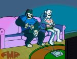 anthro barefoot bear black_body black_eyes black_fur blue_body blue_clothing blue_fur blue_shirt blue_t-shirt blue_topwear briefs canid canine canis clothed clothing colored_seam_underwear controller crossdressing dalmatian dom_(foxmanad) domestic_dog electronics eyelashes feet female foxmanad fur furniture game_controller green_briefs green_clothing green_underwear hair inside male mammal markings open_mouth open_smile overweight overweight_male pantsless pantsless_anthro pantsless_female pantsless_male pink_body pink_clothing pink_fur pink_shirt pink_tank_top pink_topwear ponytail purple_sofa shirt signature smile sofa spots spotted_markings spotty_(whatindalmatian) t-shirt tank_top teeth_showing television tighty_whities tongue tongue_out tongue_showing topwear underwear video_game_console white_body white_briefs white_clothing white_fur white_hair white_seam_briefs white_seam_underwear white_underwear y-fronts