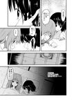  comic greyscale highres iwamoto_sora kochiya_sanae lying monochrome multiple_girls touhou translated 