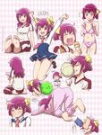 :d \o/ ^_^ alternate_hairstyle argyle argyle_background arms_up bad_id bad_pixiv_id ball barefoot blush bowling_ball bra bra_removed closed_eyes feet foot_on_head gym_uniform hair_down hair_dryer happy highres hoshizora_miyuki kise_yayoi lingerie long_hair multiple_girls nanairogaoka_middle_school_uniform necktie o3o ogry_ching open_mouth outstretched_arms pajamas panties pants pantyshot pink_neckwear pink_panties precure school_uniform short_hair smile smile_precure! tears tongue tongue_out top-down_bottom-up track_pants underwear underwear_only volleyball wavy_mouth wet 