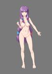  bad_id bad_pixiv_id breasts groin highres long_hair medium_breasts navel nipples nude patchouli_knowledge purple_hair pussy simple_background sketch solo touhou uncensored usfdive very_long_hair 