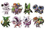  :p arm_up armor bald blue_skin body_armor boots brown_hair burter captain_ginyu cell_(dragon_ball) cell_junior chibi clenched_hands cooler's_armored_squadron cooler_(dragon_ball) dark_skin dark_skinned_male doore dragon_ball dragon_ball_z energy_ball evil_grin evil_smile fang frieza ginyu_force_pose gloves green_skin grin guldo highres horns index_finger_raised jeice looking_at_viewer male_focus miniboy multiple_boys muscle neiz perfect_cell pink_sclera pose purple_skin raised_fist recoome red_eyes red_skin salza scouter shinomiya_akino simple_background slit_pupils smile spikes tail teeth tongue tongue_out triangle_mouth veins white_background white_hair yellow_sclera 