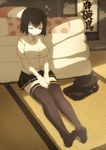  akitsu_maru_(kantai_collection) black_hair closed_eyes futon hat highres kantai_collection md5_mismatch remodel_(kantai_collection) sleeping solo souji uniform 