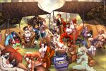 absurd_res ahegao ailurid alcohol anal anal_penetration animal_genitalia animal_penis anthro aquatic_dragon azaleesh barbecue bear beer beverage blue_hair bodily_fluids bovid camera_overlay camping camping_tent canid canine canis caprine caracal caracal_(genus) chain chain_leash chair chair_position cheetah clenched_teeth clothed clothing cooler cowgirl_position doggystyle dragon dripping ear_piercing ear_ring equine_genitalia equine_penis felid feline female female/female firewood food fox from_behind_position from_front_position furniture generation_5_pokemon genital_fluids genitals goat group group_sex gynomorph hair hi_res huge_filesize intersex intersex/female leash licking licking_lips looking_at_viewer looking_pleasured male male/female mammal marine meat minatsu_(boredomtool) mythological_creature mythological_scalie mythology nelson_pose nintendo nipple_piercing nipples on_bottom on_top orgy oshawott pantherine penetration penis piercing pokemon pokemon_(species) precum precum_drip red_hair red_panda reverse_doggystyle ring_piercing sausage scalie sex surprised_expression teeth tiger tongue vaginal vaginal_fluids vaginal_penetration wolf