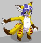  canine fox karura_(artist) male mammal solo 