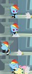  2015 beavernator cute diaper equine female feral fluttershy_(mlp) friendship_is_magic mammal my_little_pony pegasus rainbow_dash_(mlp) wings young 