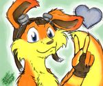  daxter jak_and_daxter male ottsel smile solo 