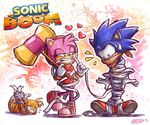  &lt;3 amy_rose anthro black_nose canine female fox glitcher hammer hedgehog male mammal miles_prower sonic_(series) sonic_boom tools video_games 