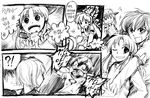  alternate_hairstyle comic frog greyscale hat kochiya_sanae korean left-to-right_manga monochrome moriya_suwako multiple_girls rex_k touhou traditional_media translated yasaka_kanako younger 