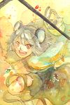  bad_id bad_pixiv_id campanula-star mouse nazrin smile solo touhou traditional_media watercolor_(medium) 