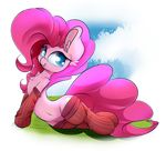  2015 alpha_channel clothing earth_pony equine female feral friendship_is_magic horse legwear madacon mammal my_little_pony pinkie_pie_(mlp) pony socks solo 