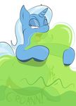  americananomaly_(artist) chubby equine female friendship_is_magic horn horse mammal my_little_pony pony slime slime_inflation slime_stuffing stuffing the_smooze_(mlp) trixie_(mlp) unicorn vore 