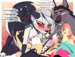 2025 3_toes 4_arms abstract_background ankle_cuffs ankles_tied anthro anthro_on_anthro anthro_penetrated anthro_penetrating anthro_penetrating_anthro anvil_position areola bdsm big_gag biped black_body black_claws black_clothing black_collar black_ears black_eyebrows black_fur black_gloves black_handwear black_legwear black_nose black_text black_thigh_highs blush bodily_fluids bondage bone_gag bound breasts breath canid canid_demon canine claws clothing collar collar_tag crossed_legs cuff_(restraint) degradation demon digitigrade dildo dildo_in_pussy dildo_insertion dirty_talk dominant dominant_female dominant_male drooling duo_focus eye_roll eye_scar eyebrow_piercing eyebrow_ring eyebrow_scar eyebrows eyelashes facial_piercing facial_scar fangs feet female female/female female_anthro female_focus female_penetrated female_penetrating female_penetrating_female fluffy fluffy_tail from_front_position fur gag gagged gloves grey_body grey_fur grey_hair grey_inner_ear grey_inner_ear_fluff grey_tail grey_text grin group hair half-closed_eyes hand_under_chin handwear heart_symbol hellhound helluva_boss inner_ear_fluff intraspecies leg_wrap legs_up legwear long_eyelashes long_hair looking_down_at_partner loona_(helluva_boss) lying male male/female male_anthro mammal moan mostly_nude mostly_nude_anthro mostly_nude_female multi_arm multi_limb multicolored_body multicolored_ears multicolored_fur mythological_canine mythological_creature mythology narrowed_eyes nipples nude nude_anthro nude_female on_back onomatopoeia open_mouth orange_body orange_ears orange_fur paws penetration piercing pink_areola pink_body pink_ears pink_eyes pink_fur pink_nipples pink_text pink_tongue potatonebula profanity pupils queen_bee-lzebub_(helluva_boss) red_sclera restraints ring_piercing saliva saliva_on_face scar sex sex_toy sex_toy_in_pussy sex_toy_insertion signature slit_pupils small_breasts smile snout sound_effects speech_bubble spiked_collar spikes strapon strapon_sex stuttering submissive submissive_female tail talking_to_another talking_to_partner teal_body teeth term_of_endearment text thigh_highs toe_claws toes tongue torn_thigh_highs toying_partner trio tuft two_tone_ears two_tone_tail vaginal vaginal_penetration vortex_(helluva_boss) voyeur white_body white_eyes white_fur white_inner_ear_fluff white_tail yellow_sclera yellow_text