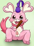  anus fur male penis pink_fur pinkipoo solo video_games yo-kai_watch zabirasu 