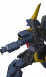  barzam commentary_request glowing glowing_eye gundam machinery mecha mecha_focus mobile_suit nagi_(user_dwyh2252) no_humans one-eyed purple_eyes radio_antenna robot science_fiction thrusters titans_(gundam) vernier_thrusters white_background zeta_gundam 
