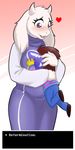  &lt;3 blush caprine child goat grope horn human mammal monster protagonist_(undertale) ta-na toriel undertale video_games young 