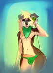  2015 anthro atty bandanna blonde_hair border_collie canine clothed clothing collie dog facial_piercing floppy_ears front_view fur girly green_eyes hair half-dressed headphones humanoid_penis lip_piercing long_hair looking_away lost-paw male mammal multicolored_fur open_mouth panties penis piercing poking_out smile snakebite_piercing solo standing three-quarter_portrait topless two_tone_fur underwear wide_hips 