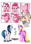  2015 comic dialogue earth_pony equine explosion female feral friendship_is_magic horn horse male mammal my_little_pony mysticalpha pinkie_pie_(mlp) pony princess_cadance_(mlp) shining_armor_(mlp) unicorn winged_unicorn wings 