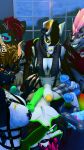 2_penises 3d_(artwork) 9:16 aeris_(vaqueroserg) alusia alusia_(tigerbee) animal_genitalia animal_penis animate_inanimate antennae_(anatomy) anthro arm_warmers armwear balls bedroom_eyes big_penis black_body blender_(artwork) blender_cycles blue_penis bone breasts canid canine canine_genitalia canine_penis canis claws clothed clothing digital_media_(artwork) domestic_cat domestic_dog elbow_gloves equine_genitalia erection facial_piercing felid feline felis frottage fur furgonomics furniture furry-specific_piercing genital_piercing genital_tattoo genitals gloves glowing glowing_eyes glowing_genitalia glowing_penis gold_(metal) group group_sex hair handjob handwear harness herm hi_res horn humanoid_genitalia humanoid_penis hyena incest_(lore) inflatable intersex knot knotted_penis latex leg_warmers legwear levana_(vaqueroserg) living_inflatable looking_at_viewer male mammal masturbation mayu_(azuki) metal_claws multi_genitalia multi_penis muzzle_piercing narrowed_eyes nipple_piercing nipples nose_piercing nude offscreen_character on_table open_mouth orgy pasties penile penis penis_on_face penis_piercing penis_tattoo penises_touching piercing pointy_ears pool_toy regulus_(species) scarf seductive septum_piercing sergal sex shadow_(vaqueroserg) skull skulldog skulldog_(species) smile stud_piercing table tattoo teeth thigh_highs tigerbee tongue tongue_out vaquero vaquero_(sergal) vaqueroserg warmers white_body white_fur