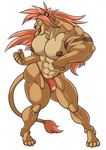  anthro feline furious lion male mammal muscular nipples pridestar_(furious) solo 