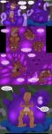  absurd_res anthro blush brown_body brown_fur brown_hair butt coiling comic dialogue digital_media_(artwork) duo english_text featureless_crotch feet forest fur hair hi_res internal jasper_(tacokurt) jungle jungle_background lagomorph leporid long_ears looking_pleasured male male/male mammal mokadu nightmare_fuel onomatopoeia plant plant_monster rabbit rear_view screaming size_difference solo sound_effects spread_legs spreading tacokurt tail text toes tongue tongue_out tree vore 