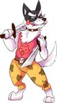  2015 angry anthro belt canine clothing collar dog_treat doggo fur male mammal melee_weapon pants pkbunny shirt spiked_collar sword tank_top undertale video_games weapon white_fur 