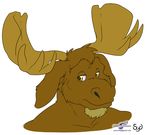  cervine male mammal moose sydneysnake wolfblade 