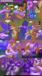  2024 absurd_res anthro barefoot bite black_bars brown_body brown_fur brown_hair buckteeth butt coiling comic dialogue digital_media_(artwork) duo english_text feet fur hair hi_res hypnosis jasper_(tacokurt) lagomorph leporid letterbox long_ears looking_pleasured male mammal mind_control onomatopoeia open_mouth pheromones plant plant_monster punch rabbit size_difference solo sound_effects tacokurt tail teeth tentacles text toes vore 