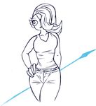 2015 boex_bllam clothed clothing female melee_weapon polearm solo spear undertale undyne video_games weapon 