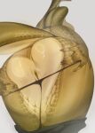 anthro anus big_breasts big_butt bodily_fluids bottomwear bottomwear_down bra breasts butt clothed clothing female genital_fluids genitals green_body green_scales non-mammal_breasts onm11 pants pants_down partially_clothed presenting presenting_hindquarters pussy rear_view reptile scales scalie simple_background solo spread_butt spreading tail tail_aside thong_down underwear vaginal_fluids wide_hips