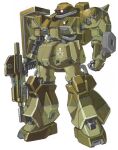  advance_of_zeta beam_rifle energy_gun gundam hizack kenki_fujioka machinery mecha mecha_focus mobile_suit official_art one-eyed promotional_art robot roundel scan science_fiction shield shoulder_spikes spikes titans_(gundam) weapon white_background zeta_gundam 